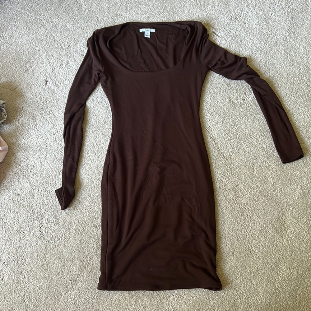 Super tight brown dress